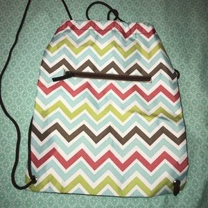 Chevron Strapped Bag